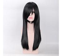 anime wigs cosplay christmas Kobayashi's Dragon Maid Girl Shaking Dragon Fafner Black Long Hair Cos Wig