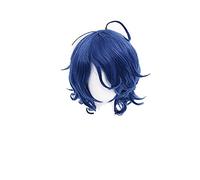 Anime Wonder Egg Priority Ohto Ai Wigs Blue Short Heat Resistant Synthetic Hair Cosplay Wig + Wig Cap