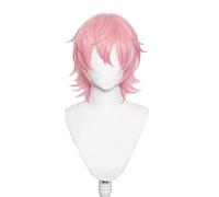 Anime Yarichin Bitch Bu Club Cosplay Ayato Yuri Pink Short Wig Heat Resistant Synthetic Hair pelucas Halloween Party Wigs