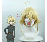 Anime Youjo Senki Tanya Von Degurechaff Cosplay peluca corta recta para mujeres pelo sintético resistente al calor + gorra de peluca gratis