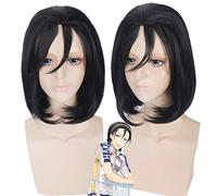 Anime Yowamushi Pedal Yuusuke Toudou Jinpachi Cosplay Pelucas Corto Negro Fibra resistente al calor Pelo sintético Peluca PL-338