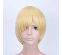 Anime Yuri !!! on Ice Katsuki Yuuri cosplay peluca pelo sintético halloween Katsuki Yuuri negro corto cosplay pelucas + peluca gorra talla única Yuri Plisetsky 773