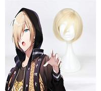Anime Yuri !!! On Ice Peluca de cosplay Yuri Plisetsky Yurio Pelucas de cosplay Sintético resistente al calor Fiesta de carnaval de Halloween Pelucas unisex
