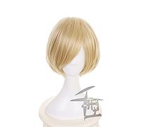 Anime Yuri!!! on Ice Yuri Plisetsky Yurio corto rubio resistente al calor Cosplay peluca