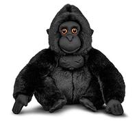 Animigos Peluche Gorilla de Peluche con diseño Realista, Suave y Suave, Aprox. 26 cm de Alto.