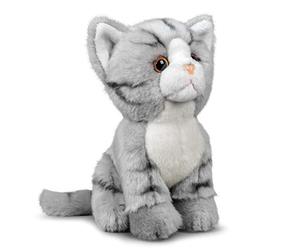 Animigos - World of Nature (19cm) Eco Tabby Cat Peluche de Peluche - 1 Unidad