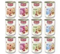 animonda Carny Adult Gourmet Selection, Mixpack (12 x 400 g), Comida húmeda para Gatos Adultos, Comida húmeda con Ingredientes 100% Frescos y carnales, Comida para Gatos sin Cereales ni azúcar