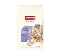 animonda Carny Alimento seco para Gatos, Pollo y Trucha (1,75 kg) | Comida para gatos seca sin cereales ni azúcar, comida seca para gatos con 35% de carne de pollo fresca
