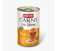 Animonda Carny Bebida de Gato con Pollo 24 x 140 ml - Soporte de hidratación con Tiras de Pollo tierno, sin Grano y sin Leche, alimento complementario para Gatos Adultos