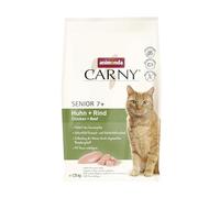 animonda Carny Comida Seca para Gatos con Pollo y Carne (1 x 1,75 kg), Comida Seca para Gatos Senior sin azúcar ni Cereales, con Mucha Carne Fresca de Pollo y proteína de Ternera