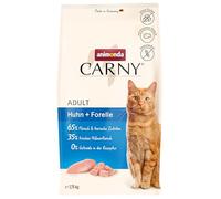 animonda Carny Comida Seca para Gatos con Pollo y Trucha (1 x 350 g), Cereales y Comida Seca sin azúcar para Gatos Adultos