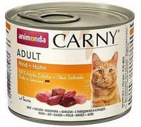 Animonda Carny Adulto Vacuno & Pollo 6 X 200g ( 15,75€/ KG)