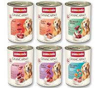 animonda GranCarno Comida para Perros Adultos húmeda, Comida húmeda para Perros Adultos Variante II 1 x 6 x 400 g
