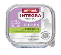 Animonda Integra Protect Cat - Lata Diabetes con corazones de pavo 100gx16