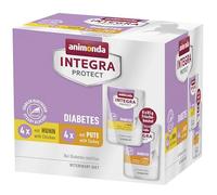animonda Integra Protect Comida para Gatos húmeda para Diabetes Pollo y | Recomendado por el veterinario para la diabetes mellitus, pienso dietético veterinario para gatos adultos