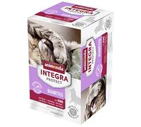 animonda Integra Protect Diabetes con Ternera (6 x 100 g), Comida húmeda para Gatos para Diabetes mellitus, Comida dietética para Gatos diabéticos, Comida húmeda sin azúcar