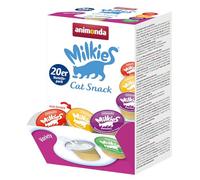 animonda Milkies Power, leche para gatos en porciones, Variety, 4 x 20 cápsulas de 15 g