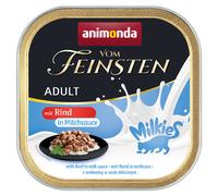 Animonda Vom Feinsten Adult con carne de res en salsa de leche 100gx32