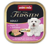 Animonda Vom Feinsten Adult Schlemmerkern con pollo, huevo y jamón 150gx22