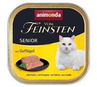 animonda Vom Feinsten Senior, comida húmeda para gatos mayores de 7 años, con ave, 32 x 100 g
