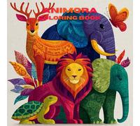 ANIMORA - Creative Animal Coloring Book: Fun, Simple & Beautiful Animal Illustrations to Color