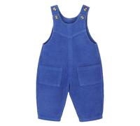ANIMQUE Bebé Niño Pana Pantalones de Peto Monos Niños Niñas Sin Mangas Botón Ajustables Tirantes Pantalones Básicos 0-3 Años, Azul Marino 110