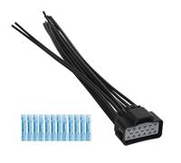 Anina WPT928 - Conector de módulo de asiento calentado/refrigerado compatible con Ford F150 F250 F350 Super Duty Mustang Fusion Chevy Tahoe Silverado Buick Allure Terraza 12 cables arnés de cables