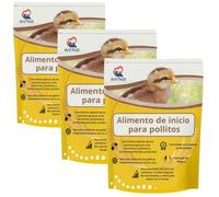 AniNat Alimento de Inicio para Pollitos, Comida de Primera Edad con vitaminas, proteínas y minerales, aceites Esenciales. Apto Desde el Nacimiento. Sin OGM. Sin antibióticos