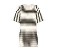 Anine Bing- Mini Vestido de Rayas- Dresses- Mujer- Beige- S- Mini Vestido de Rayas