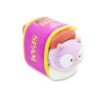 Anirollz Stuffed Animal Plush Toy - Official SPAM Musubi Blanket Outfitz Doll | Soft Squishy Warm Cute Comfort Safe| Pillow with Owl -