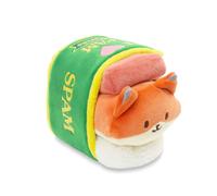 Anirollz Stuffed Animal Plush Toy - Official SPAM Musubi Blanket Outfitz Doll | Soft Squishy Warm Cute Comfort Safe| Pillow with Fox -