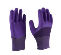 ANIS·KEAAR Guantes con garras, guantes de excavación para hombres, utilizados para jardinería, plantación, deshierbe, poda, manejo y pesca (morado)