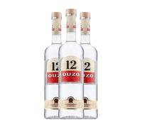 Anisado Kaloyiamis-Koutsikos Ouzo 12 70 cl (Caja de 3 Botellas de 70 cl)