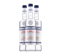 Anisado Ramazzotti Sambuca 70 aja de 3 Botellas de 70 cl)