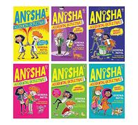 Anisha, colección de libros de la serie 6 de Accidental Detective escrita por Serena Patel (Detective accidental, Escuela cancelada, Problemas con la abuela, Show Stoppers, Aventura navideña y Noche