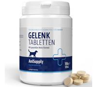 AniSupply Pastillas articulares para perros 120 unidades - con mejillón de labios verdes, glucosamina, MSM y garra del diablo I Probado en perros mayores y activos, personas mayores | Apoya la función