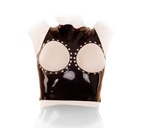 Anita Berg - Látex Top/Front Peluche con flachnieten Ouvert
