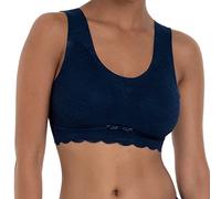 Anita Bralette de cazoleta Azul Marino M