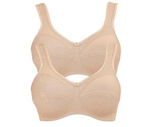Anita Lote de 2 Sujetador de Alivio sin Aros Beige 110C