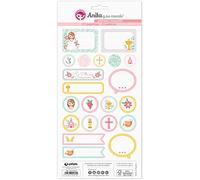 Pack 5 Hojas Pegatinas 15X32 Cm Papel Primera Comun.20 Ell Fsc Anita