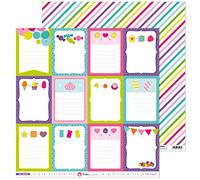 Anita y Su Mundo 37011523 Colección Mis Chuches Papeles de Scrapbooking, Tarjetas, 30.5 x 30.5 cm, Paquete de 5