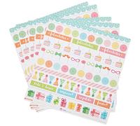 Pack 5 Papeles Decorados 12X12" 180 G Tiras Recortables Felicidades! Fsc Anita