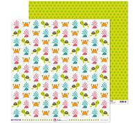 Anita y Su Mundo 37018647 Colección Bajo el Mar Papeles de Scrapbooking, Tortugas, 30.5 x 30.5 cm, Paquete de 5