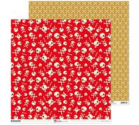 Anita y su mundo 37018676. Pack de 5 Papeles de Scrapbooking 12x12 Pulgadas, Calaveras, Colección Isla del Tesoro