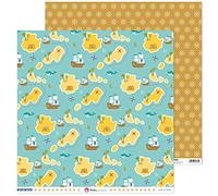 Anita y su mundo 37018677. Pack de 5 Papeles de Scrapbooking 12x12 Pulgadas, Islas, Colección Isla del Tesoro