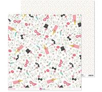 Anita y Su Mundo 37018807 Colección Nos Casamos Papeles de Scrapbooking, Fiesta, 30.5 x 30.5 cm, Paquete de 5