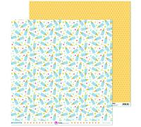 Anita y Su Mundo 37018818 Colección Nuestro Peque Papeles de Scrapbooking, Biberón, 30.5 x 30.5 cm, Paquete de 5