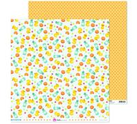 Anita y Su Mundo 37018822 Colección Nuestro Peque Papeles de Scrapbooking, Patos, 30.5 x 30.5 cm, Paquete de 5