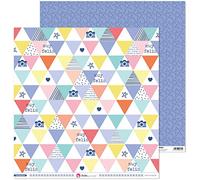 Anita y Su Mundo 37018855 Colección Momentos Papeles de Scrapbooking, Tiras, 30.5 x 30.5 cm, Paquete de 5