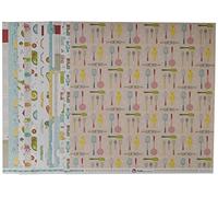 Anita y Su Mundo 37019838 Colección Mis Recetas Papeles de Scrapbooking, Multicolor, 30.5 x 30.5 cm, Paquete de 6